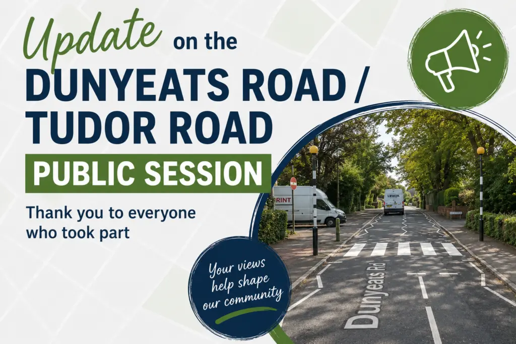 Dunyeats Road / Tudor Road Junction Broadstone Consultation image